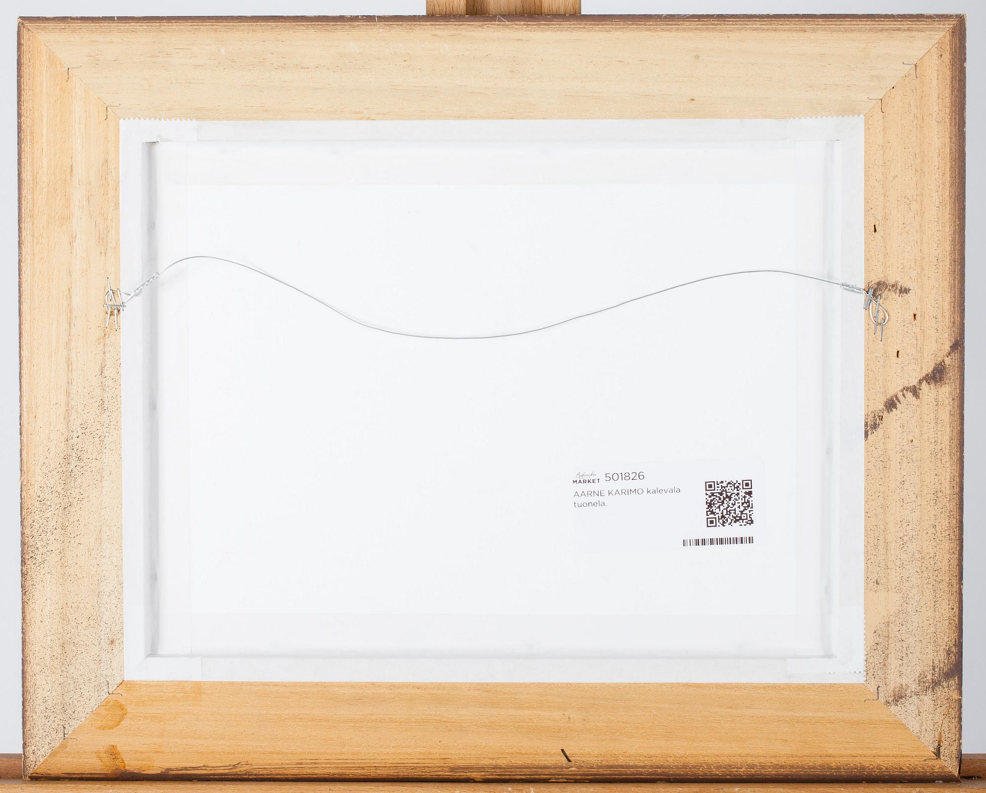 AARNO KARIMO, gouache, signerad.