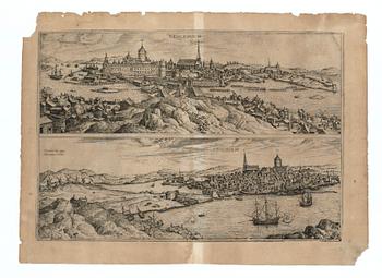 1038. Frans Hogenberg, "Stockholm", ur: "Civitates orbis terrarum".