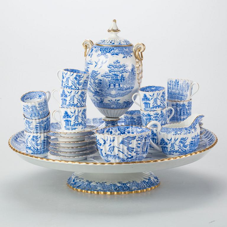TESERVIS, 15 delar, Spode, Copelands, England.