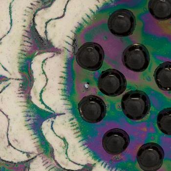 Birger Kaipiainen, dekorationstallrik, keramik, signerad Kaipiainen Arabia.