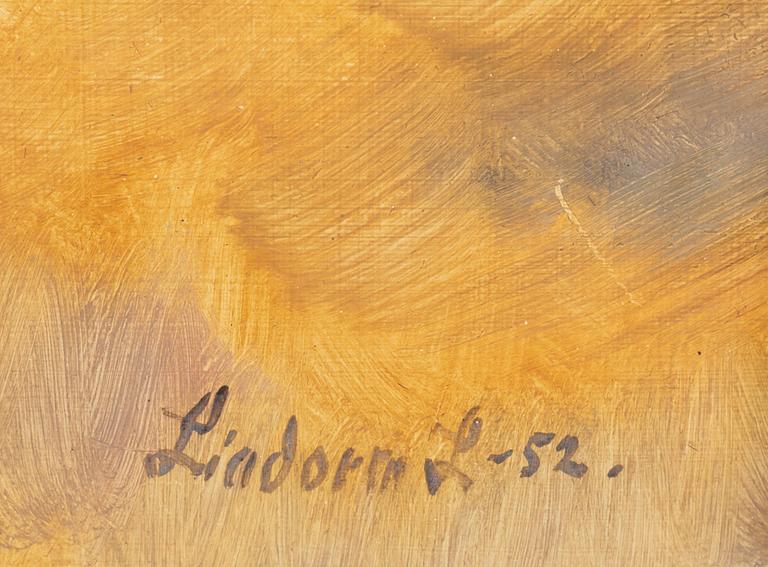 LINDORM LILJEFORS, oil on panel, signed Lindorm L and dated -52.