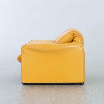 VICO MAGISTRETTI, fåtölj "Maralunga", Cassina 1900-talets senare del.