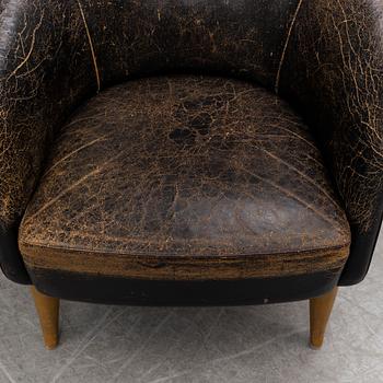 KERSTIN HÖRLIN-HOLMQUIST, fåtölj, "Stora Adam", Nordiska Kompaniet, 1900-talets andra hälft.