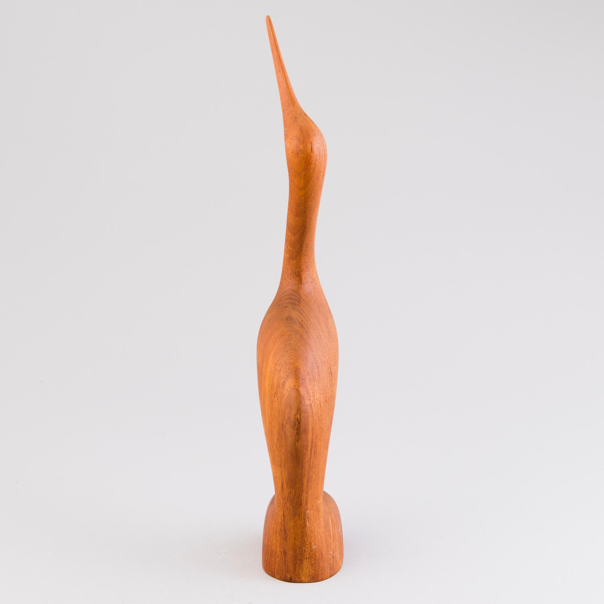 SAKARI PYKÄLÄ, a wooden sculpture, signed and dated -65.