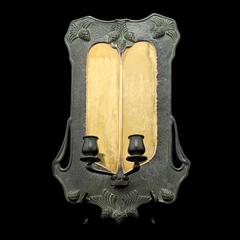 LAMPETTER, ett par, jugend, 1900-talets början.