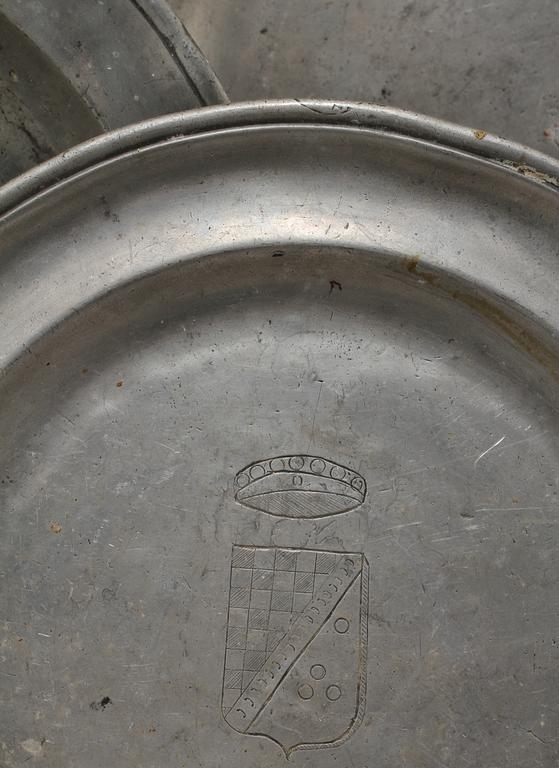 FAT, 3 st, tenn, 1700/1800-tal.