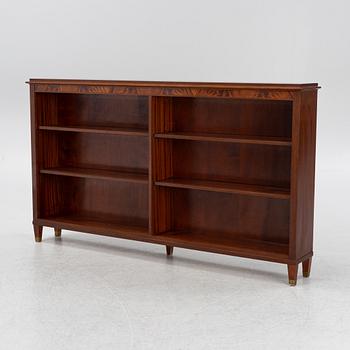 A mahogany-veneered bookcase, Axel Ståhls Möbelfabrik AB, Vimmerby, Sweden, mid 20th century.