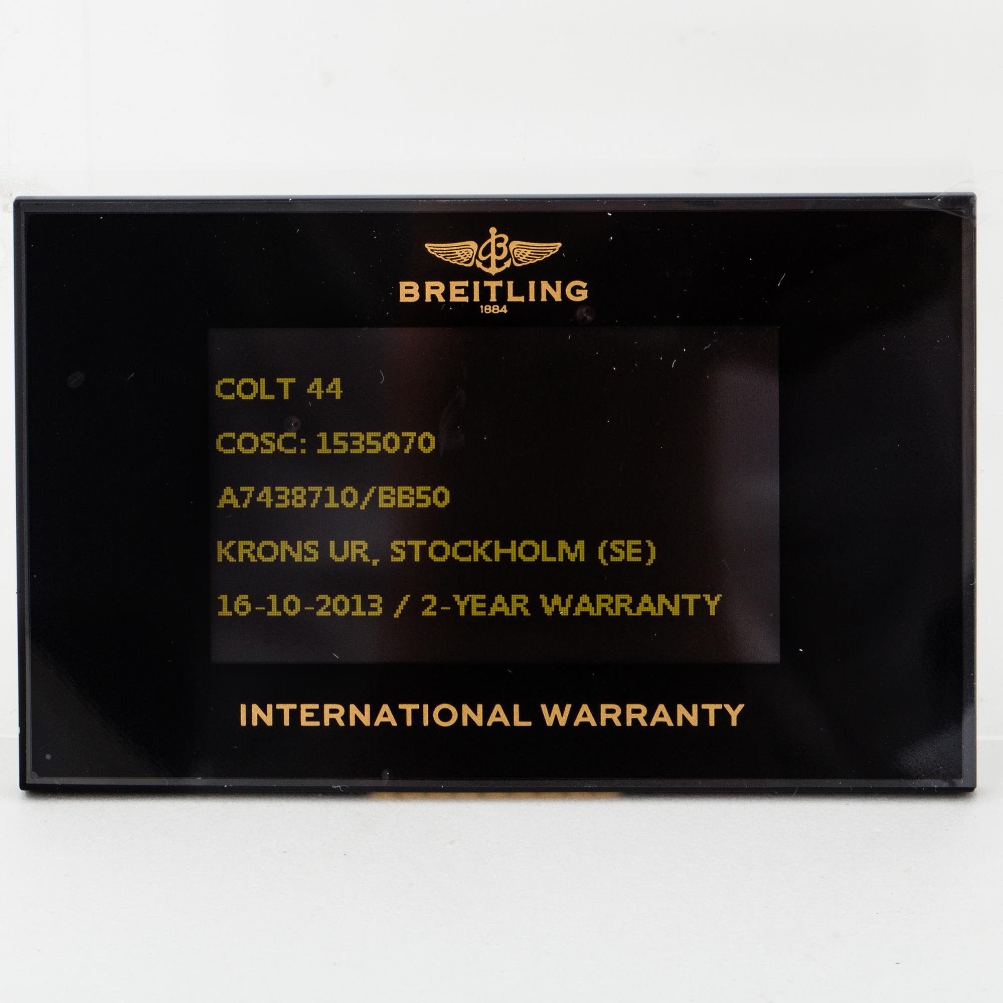 BREITLING, Colt 44 (500M/1650FT), Chronometre, wristwatch, 44 mm.