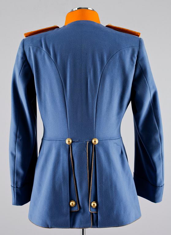 UNIFORM FÖR FÄNRIK SAMT KAVALLERISABEL, 1800-talets mitt till 1940-tal.