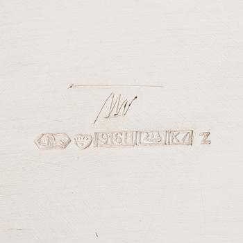 Tapio Wirkkala, silver vase 'TW6-4', Kultakeskus, Hämeenlinna.