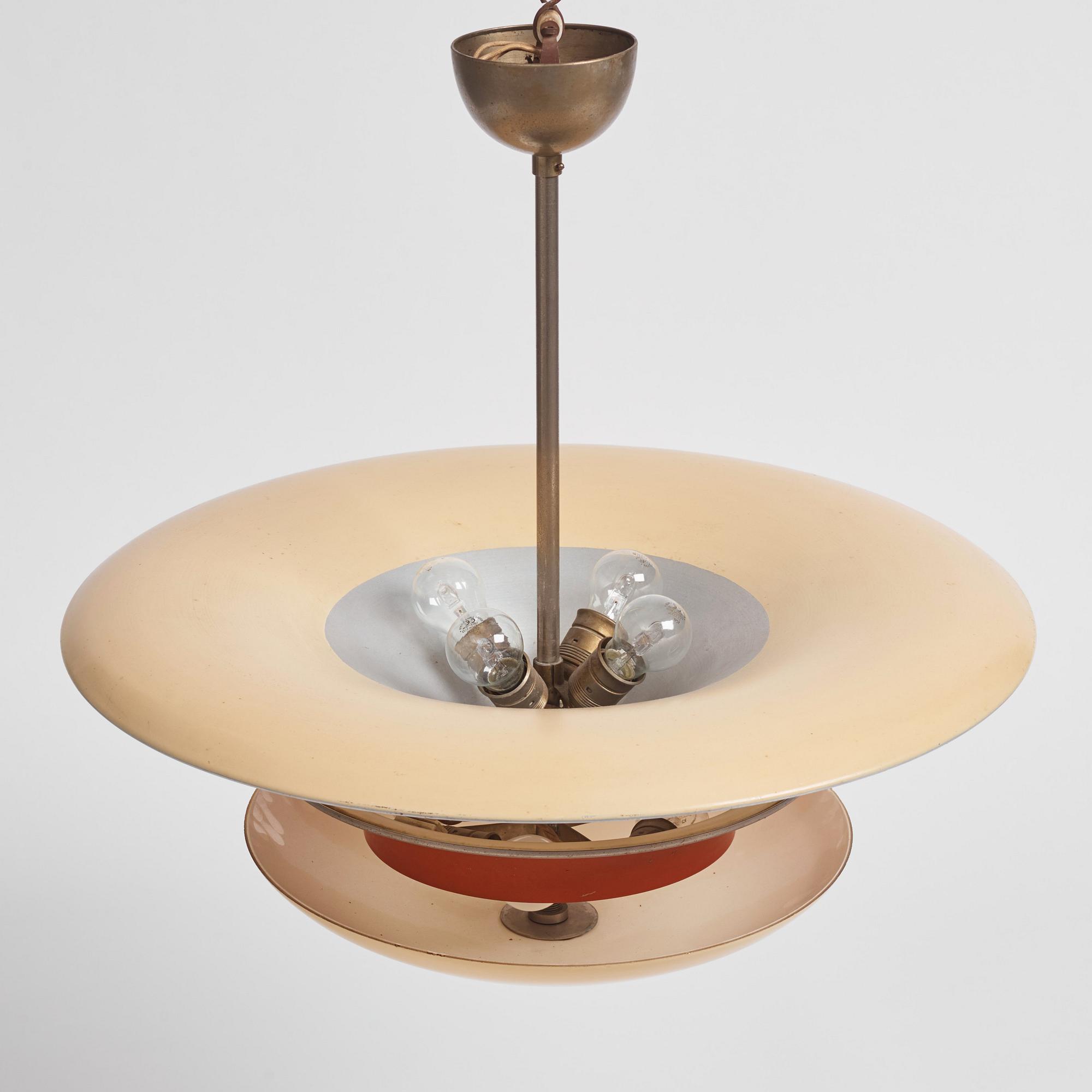 Erik Tidstrand, a ceiling lamp model "28903", Nordiska Kompaniet 1930s.