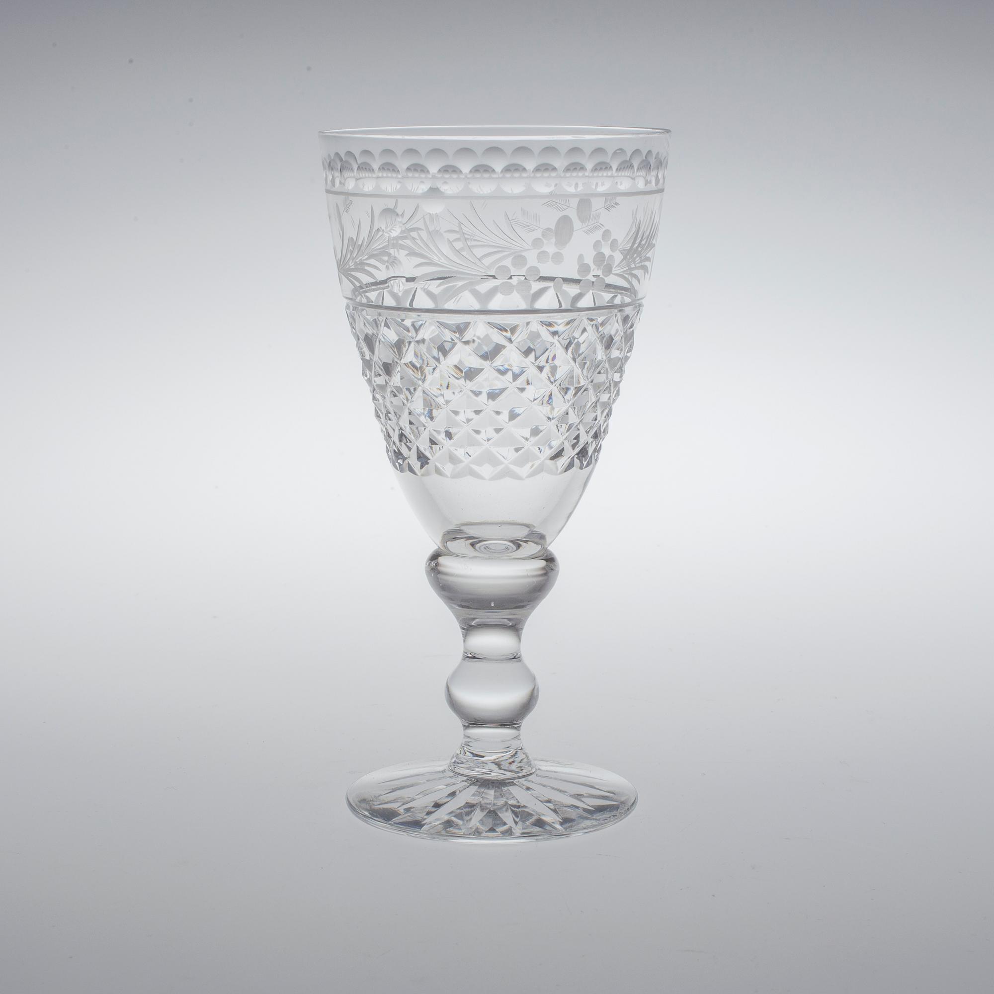 RÖDVINSGLAS, 7 stycken, "Elvira Madigan", Kosta/Kosta Boda.