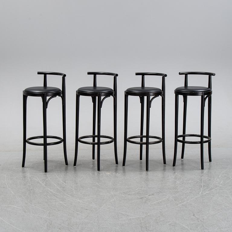 Barstolar/pallar, fyra stycken, "Linus", Gemla, 1996/1997.