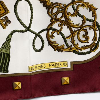 Hermès, scarf, "Les Clés".