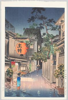 Tsuchiya Koitsu, after, 'Evening at Ushigome'.