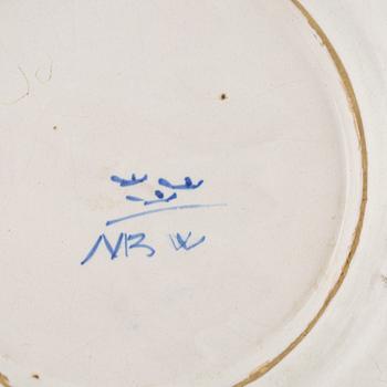 Fat, fajans, Marieberg, 1700-tal.