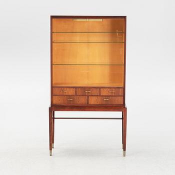 Svante Skogh, vitrinskåp, "Cortina", Seffle Möbelfabrik, formgivet omkring 1956.