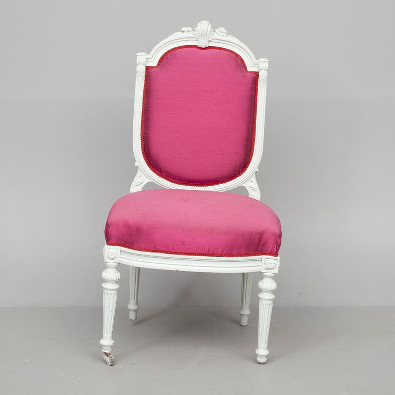 STOLAR, 2 st /STOLAR, ett par, Louis XVI-stil, 1800-talets slut.