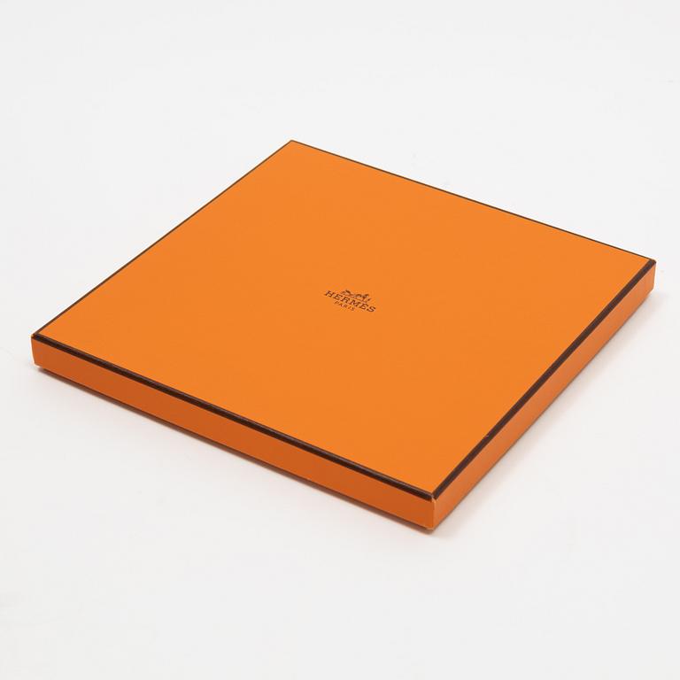 Hermès, a silk scarf 'Projets Carrés'.