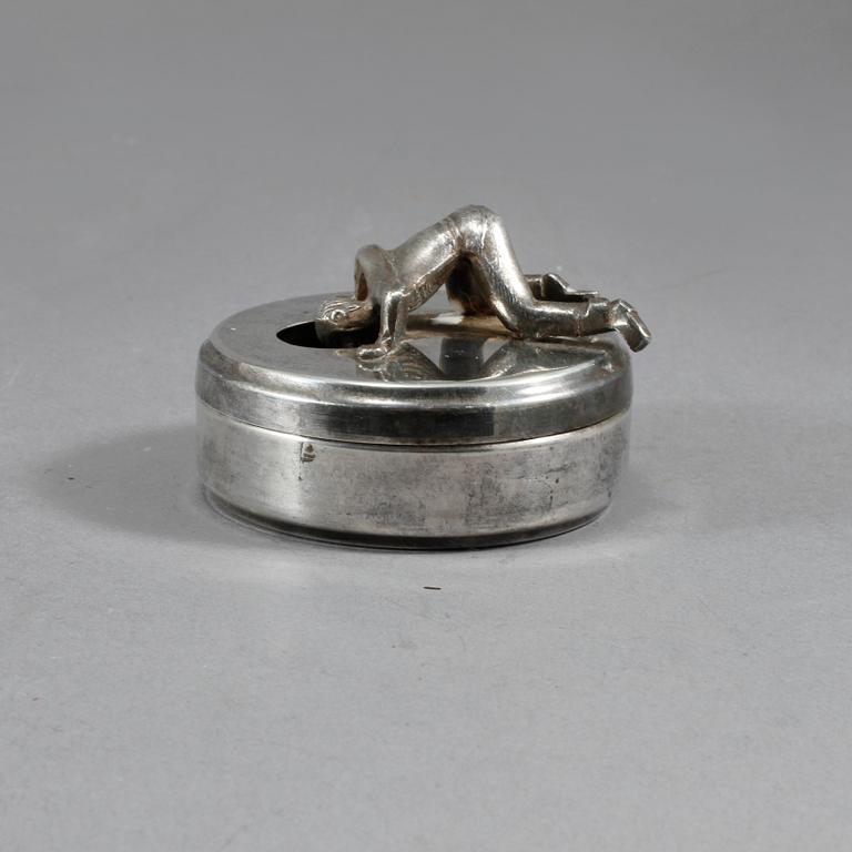 MANSCHETTKNAPPSASK, "Originell", Widerholm & Dahlberg, Eskilstuna, 1930/40-tal.