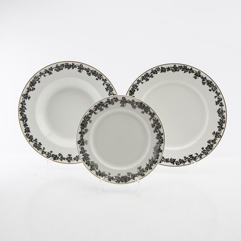 A Dinner service, ca. 51 pieces, model "Dec 2396" Gustavsberg, Sweden early 20th century.