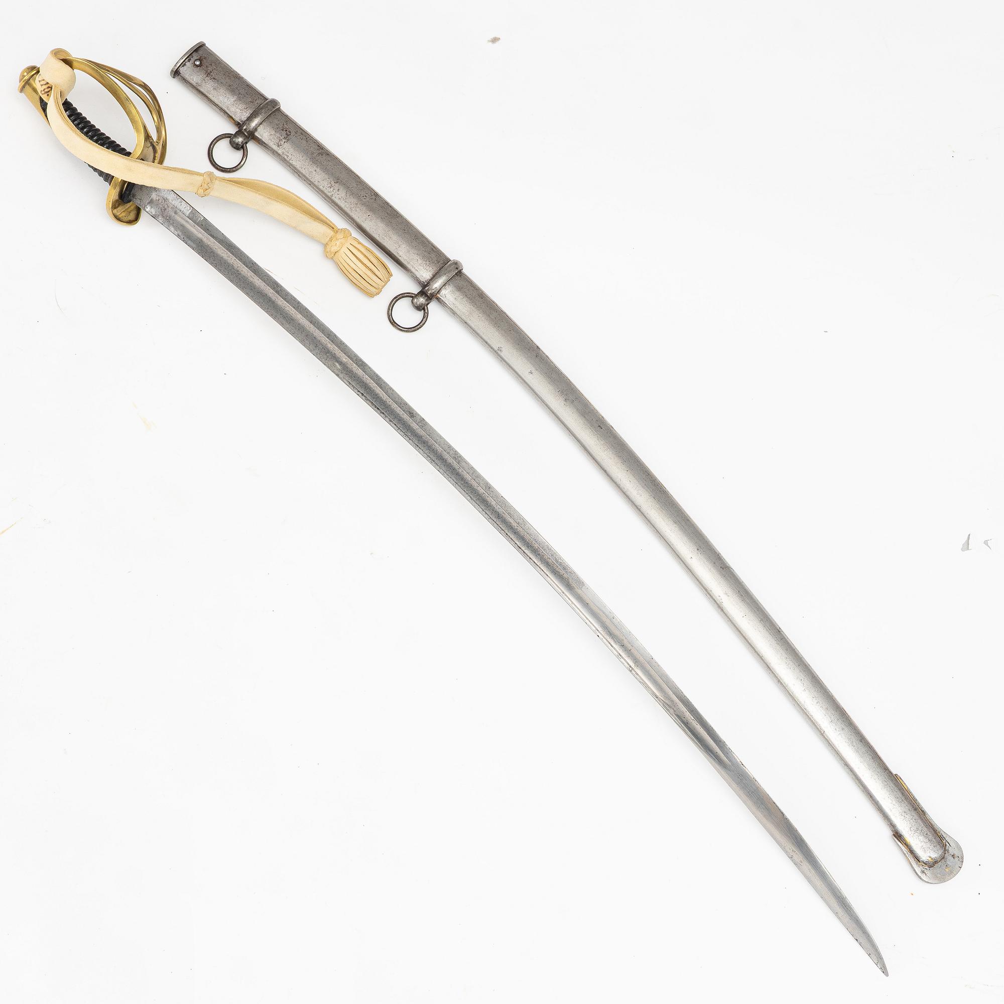 A sabre, early 19th century.