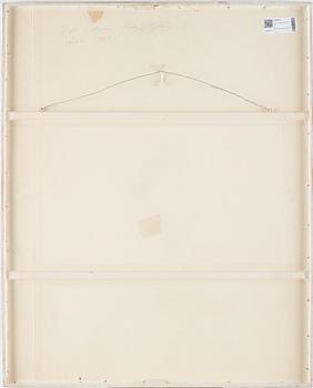 C Göran Karlsson, tempera on paper, signed and dated -87.