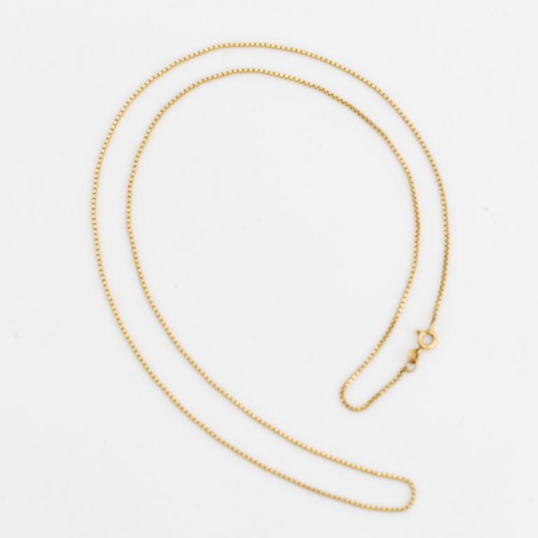 Kedja venezialänk, 18K guld.
