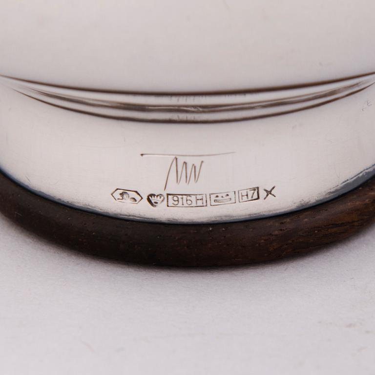 TAPIO WIRKKALA, kermakko ja sokerikko, hopeaa (915) Kultakeskus Hämeenlinna 1961.