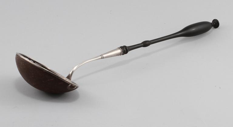 SOPPSLEV, silver och trä, Sverige, 1829.