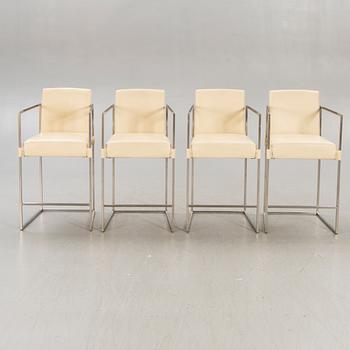 Bert Plantagie, a bar table and eight stools 21st century.