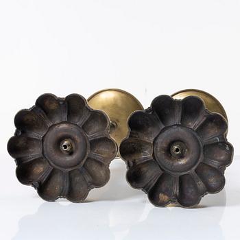 Ljusstakar ett par, barockstil, 1900-talets första hälft..