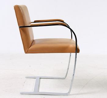 FÅTÖLJ, "Brno Chair", Ludwig Mies van der Rohe, Knoll. Modellen formgiven 1929-30.