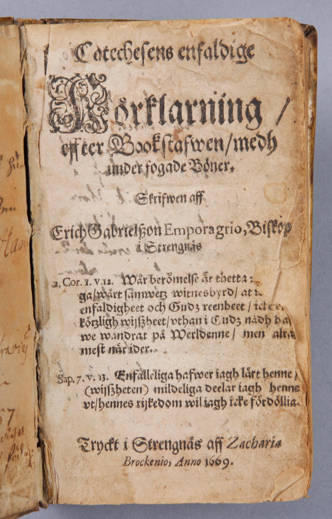 BÖCKER, 7 st, 1600-1800-tal.