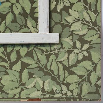 Philip von Schantz, mixed media on panel, signed and dated -68.