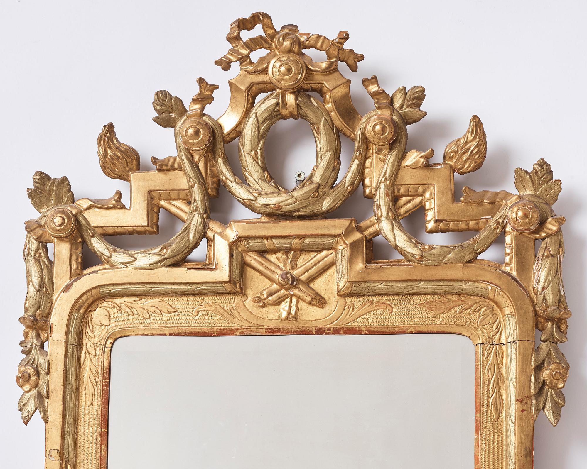 Spegel, Stockholmsarbete från 1770-talet, Gustaviansk.