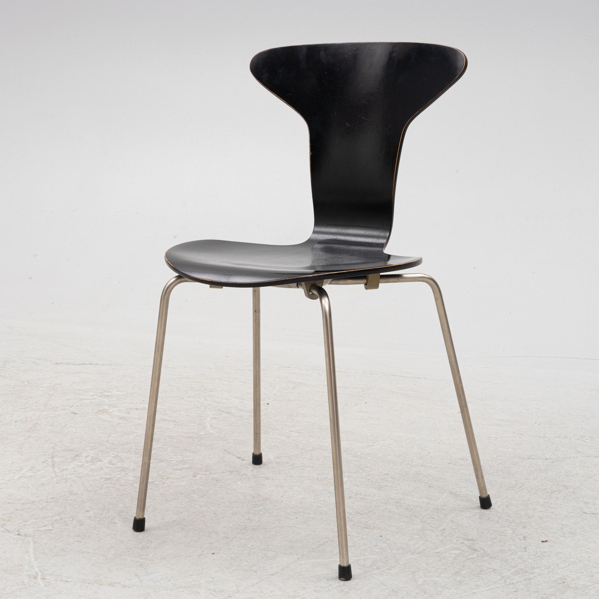 Arne Jacobsen, stol för Munkegaardskolan, Fritz Hansen, Danmark, 1950-tal.