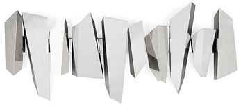 23. An aluminium wall-lamp attributed to Mario Torregiani, Italy 1980's.