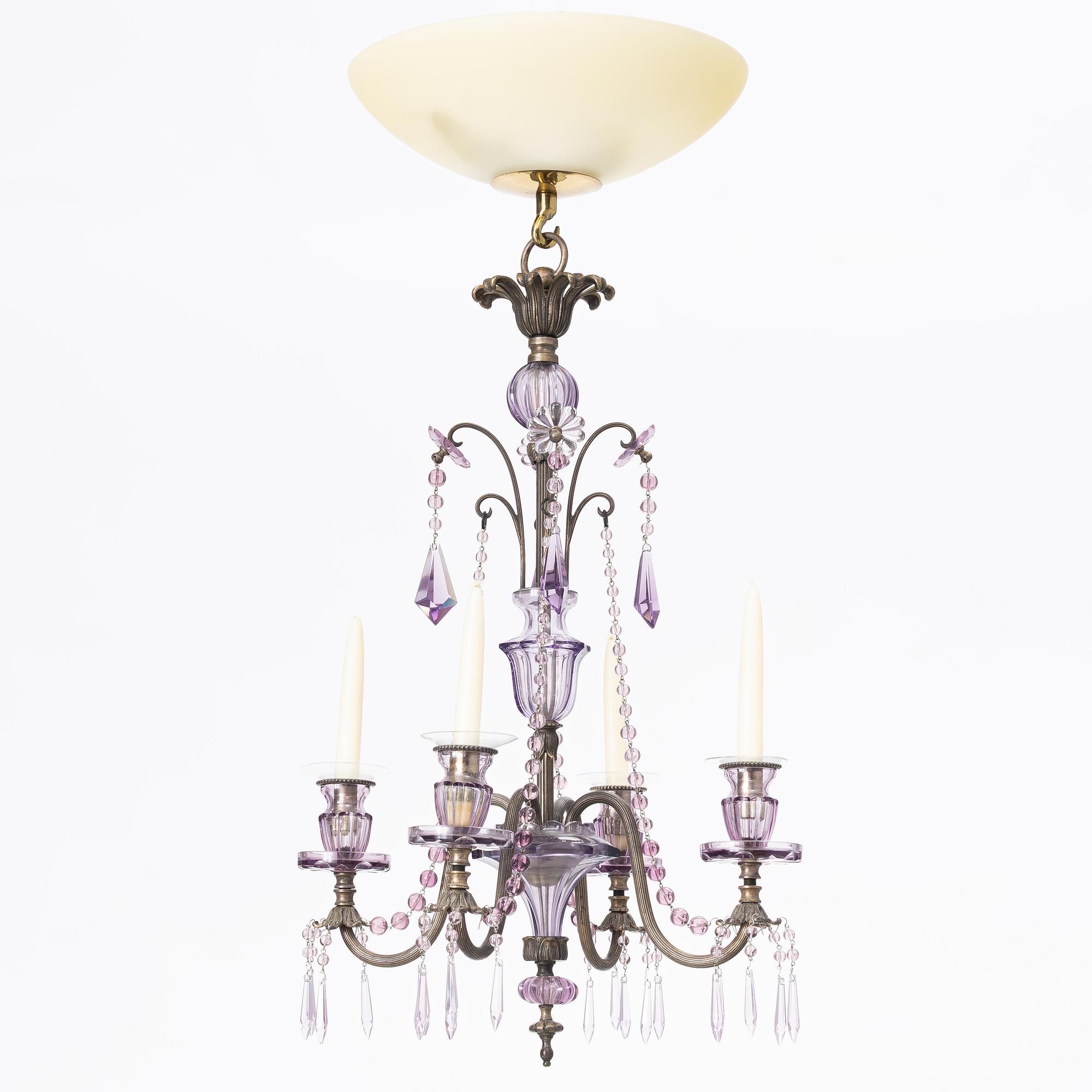 Chandelier, first half of the 20th century.