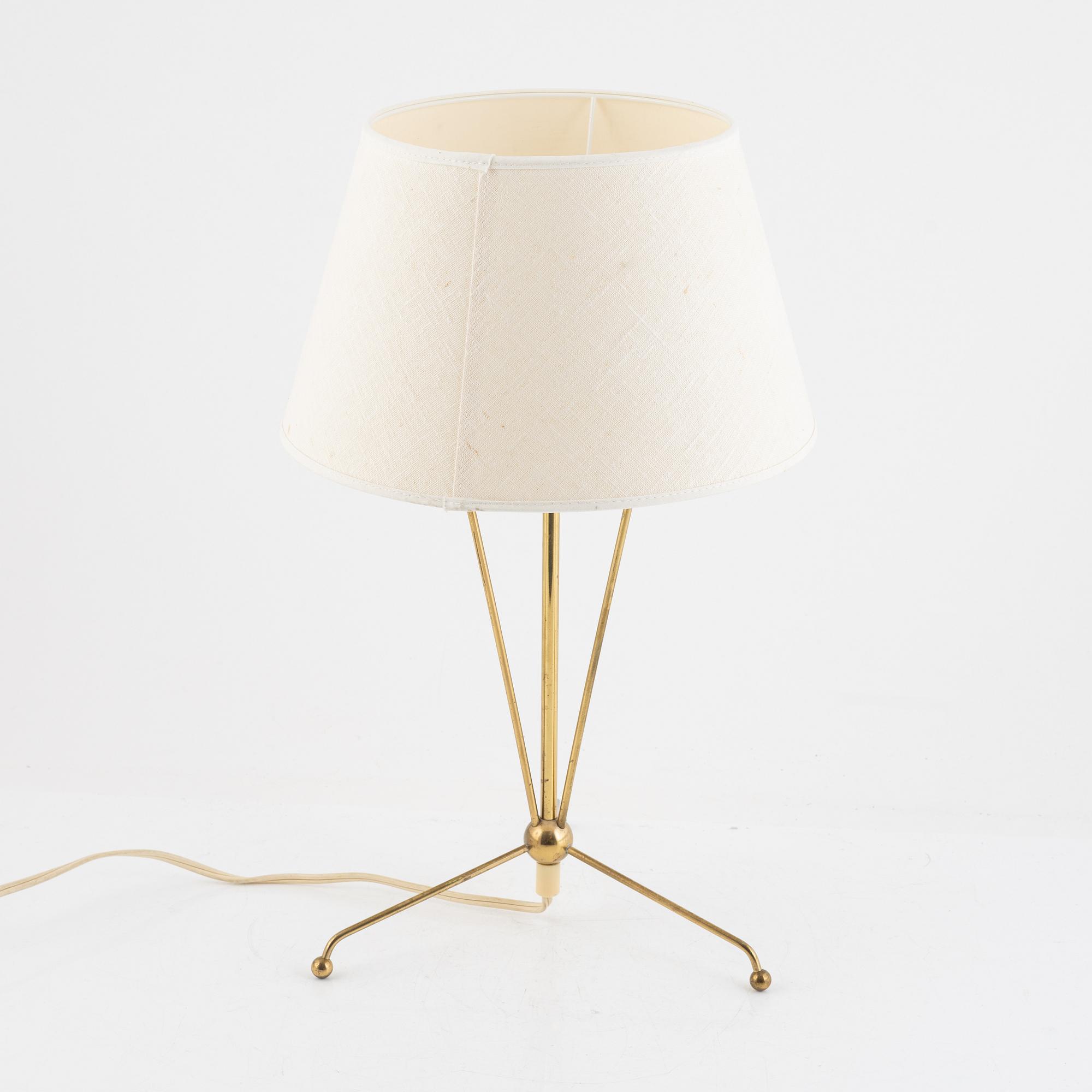 Bordslampa, ASEA Belysning modell B205 / E1281, 1900-talets mitt.