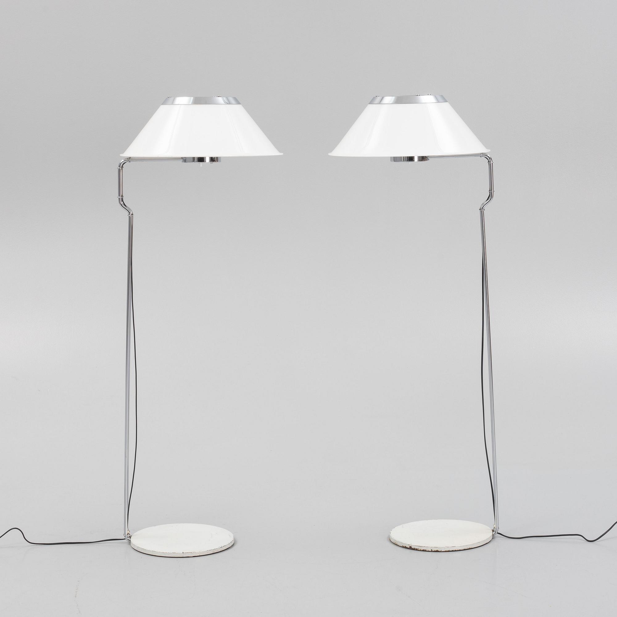 Per Sundstedt, golvlampor ett par, "Mars", Ateljé Lyktan, sent 1900-tal.