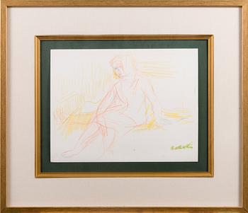 RAFAEL WARDI, mixed media, signed.