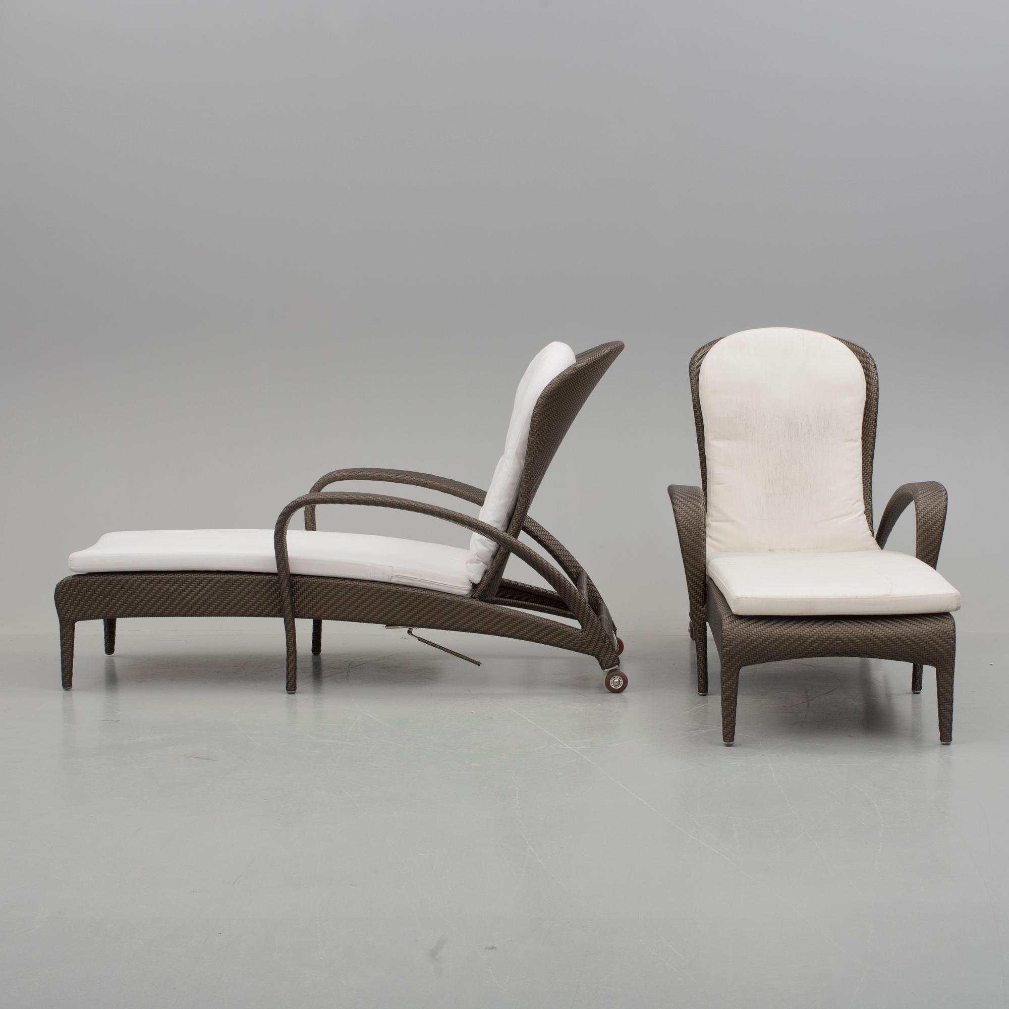 SOLSTOLAR, ett par,"Tango", Richard Frinier, Dedon.