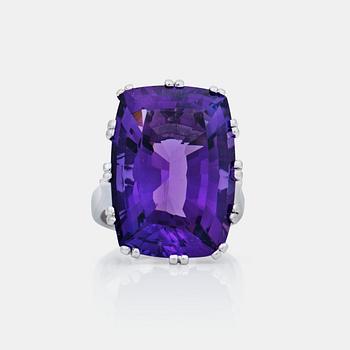 779. A circa 23.00 ct amethyst ring.