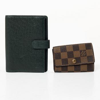 Louis Vuitton, case for agenda and key holder.