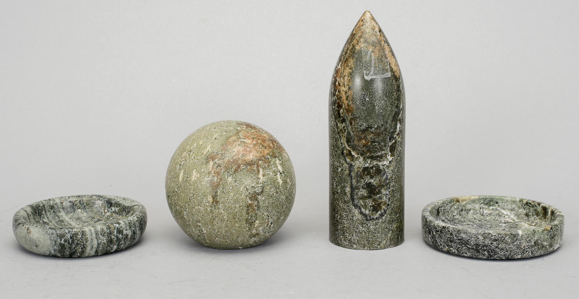 PARTI KOLMÅRDSMARMOR, 8 delar, 1900-tal.