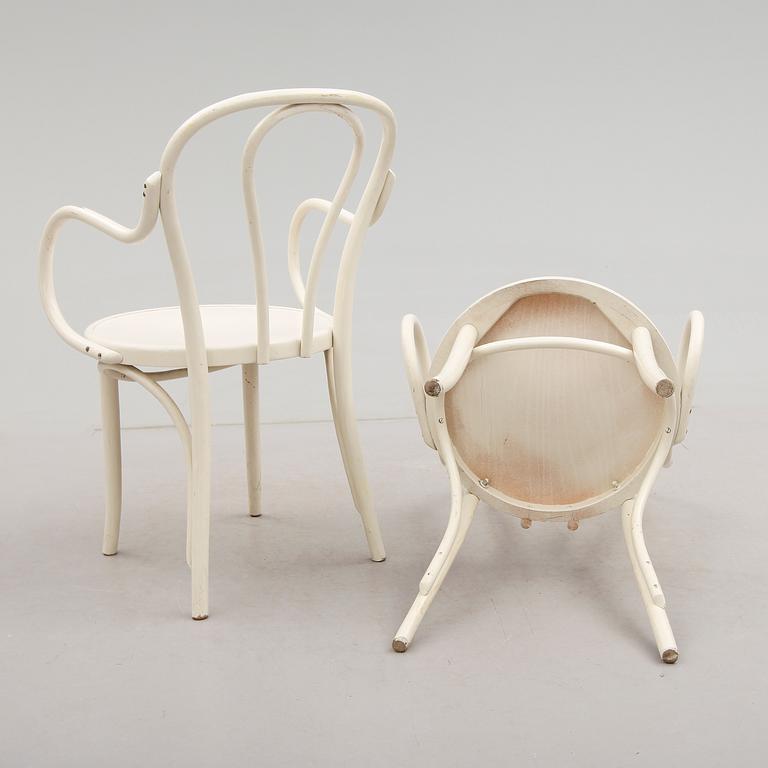 KARMSTOLAR, 1 par, enligt uppgift Radomsko, Polen, 1940-/50-tal.