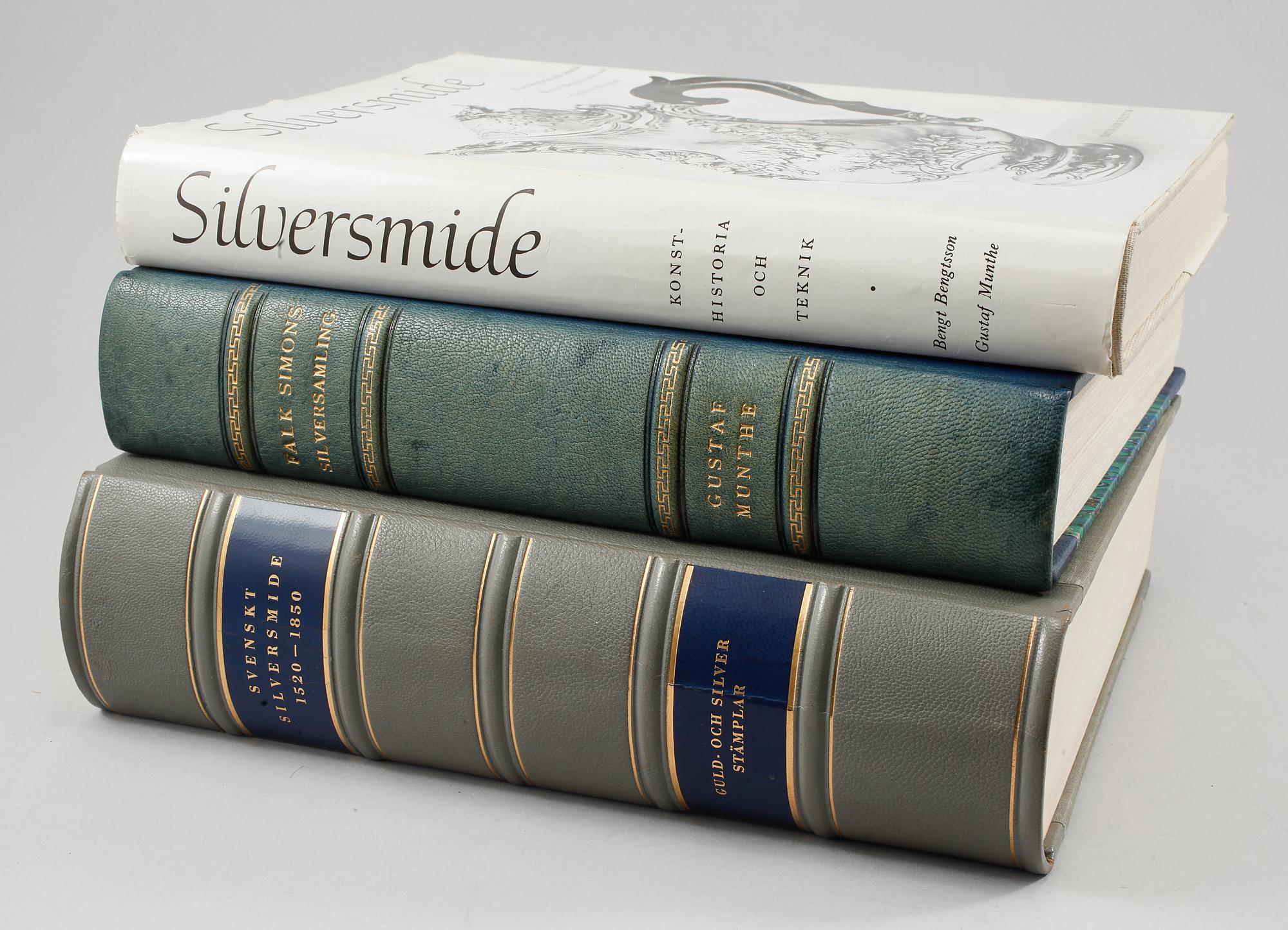 BÖCKER, 3 st, silver, 1900-tal.