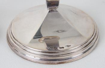 LJUSSTAKAR, ett par, silver, G.A.B 1959.