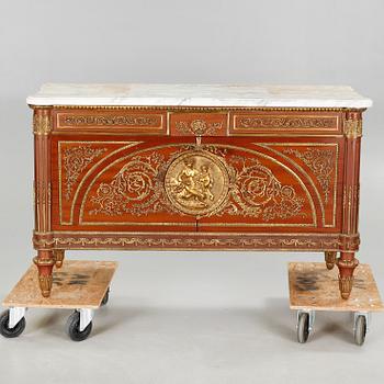 A Louis XVI style chest of drawers, second half of the 20th century.